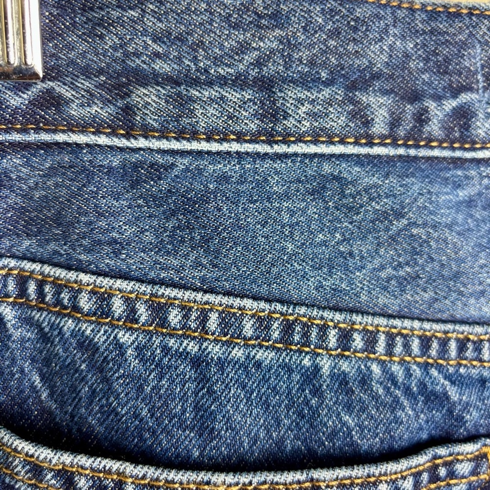 NEW Madewell The Longline Straight Leg Deep Wash McKinney Wash Jeans Size 25 - Picture 12 of 15